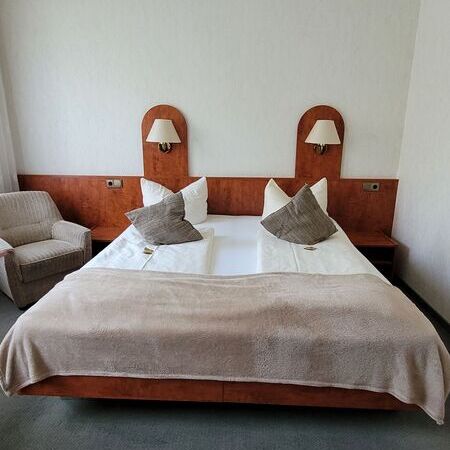 Doppelzimmer in der Villa Germania