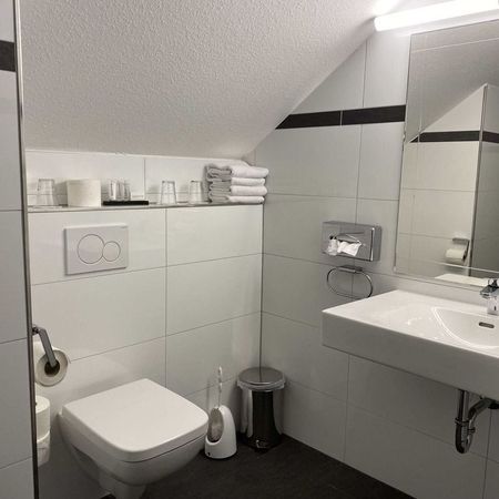 Badezimmer im Rosengarten