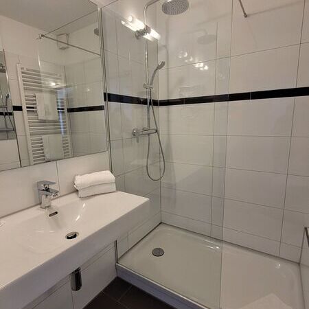 Badezimmer im Rosengarten