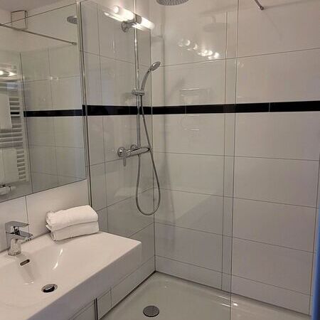 Badezimmer im Rosengarten