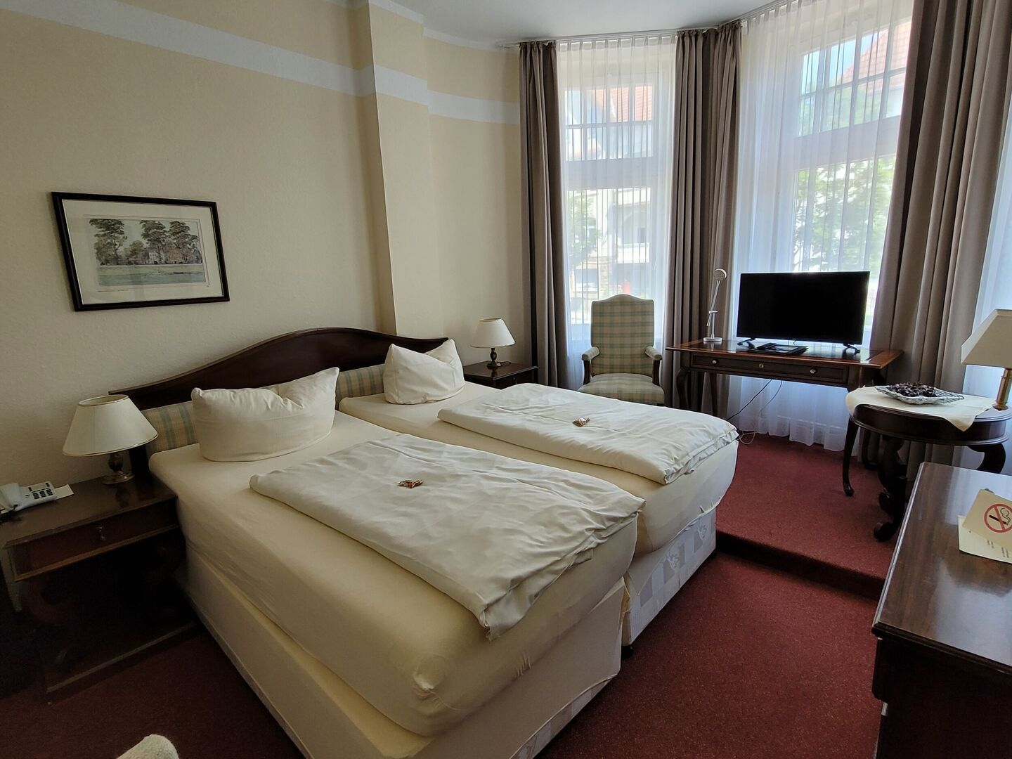 Doppelzimmer in der Villa Königin